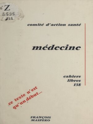 cover image of Médecine